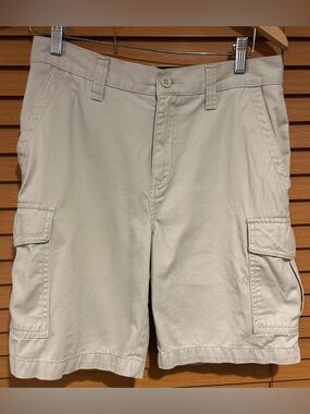 croft & barrow Khaki Cargo Shorts - Light Beige